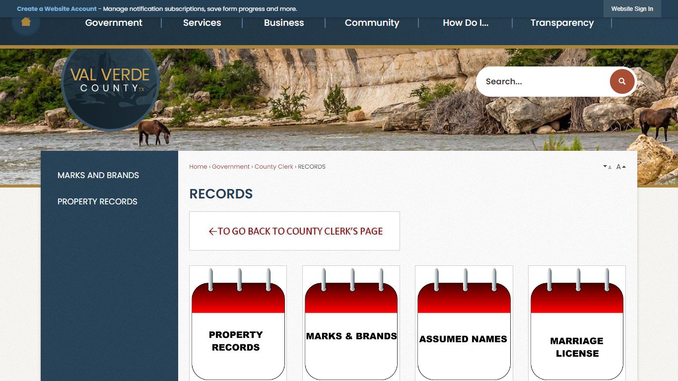RECORDS | Val Verde County, TX